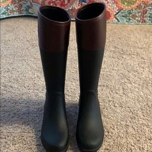 Tory Burch Diana Rubber Rain Boots